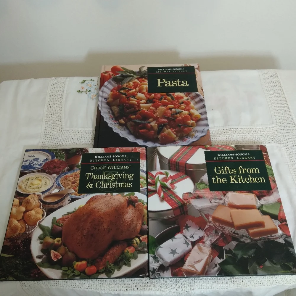 Williams Sonoma Cookbooks Lot of 3